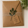 22 Partecipazione di nozze Botanica Kraft